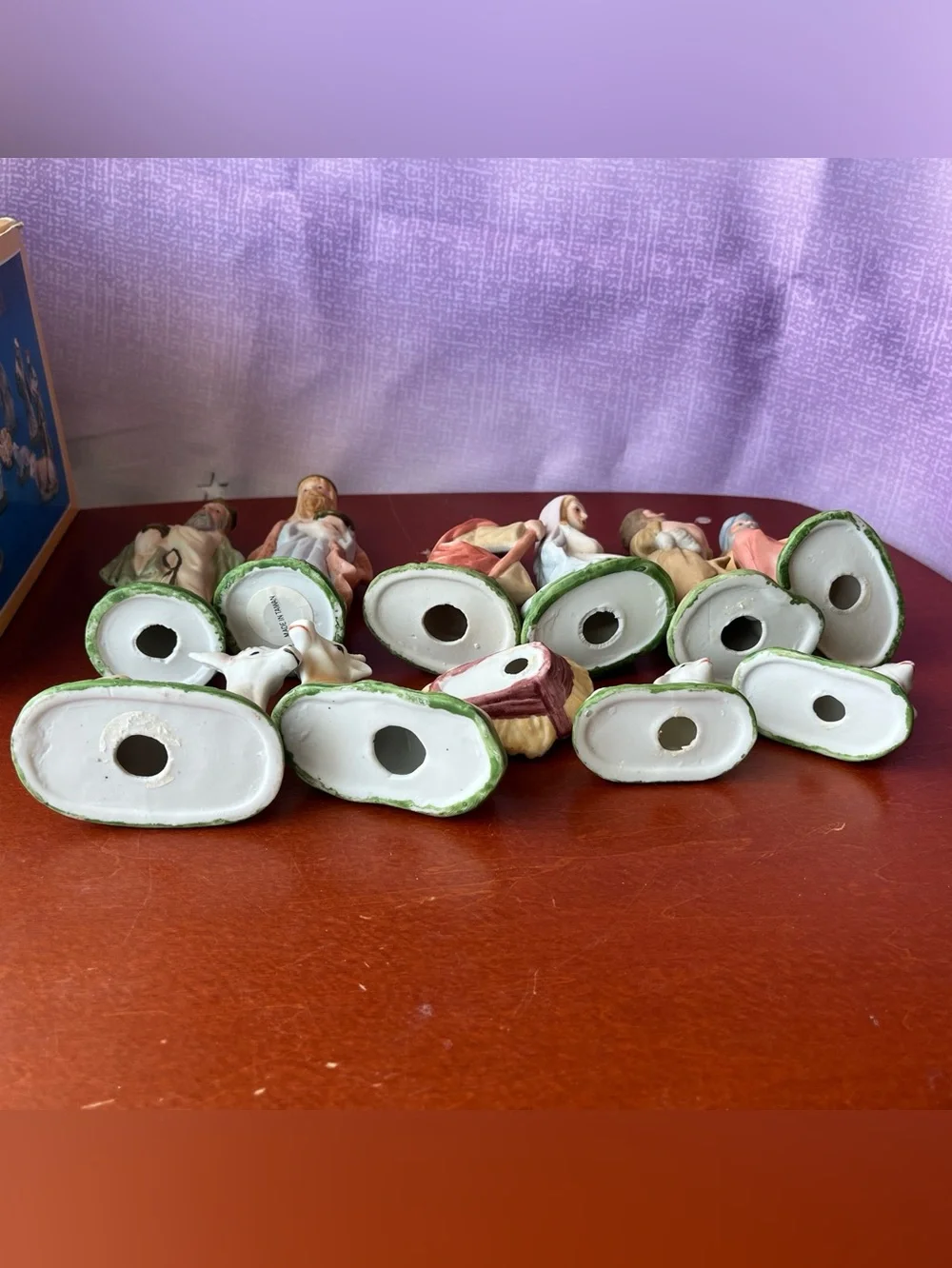 11 Piece Hand-Painted Nativity Set Baby Jesus Christmas Decoration Religious